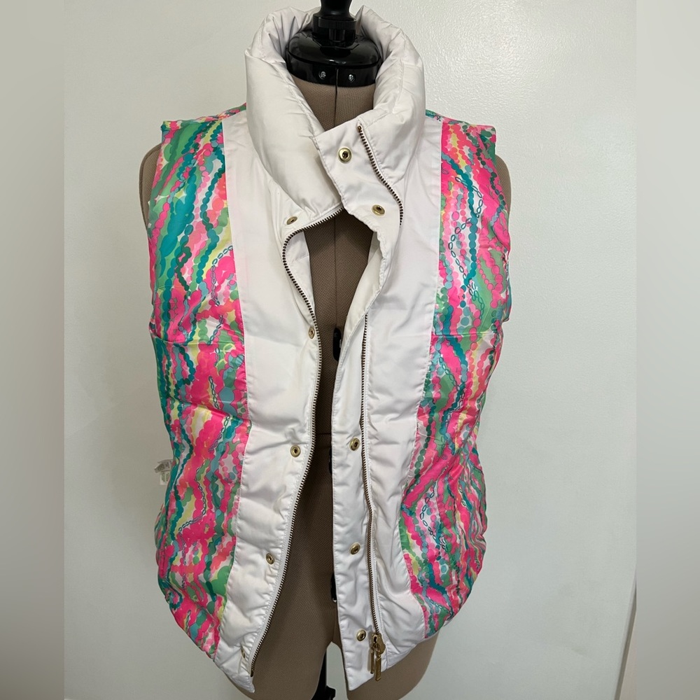 Lilly Pulitzer Isabelle Puffer Down Vest